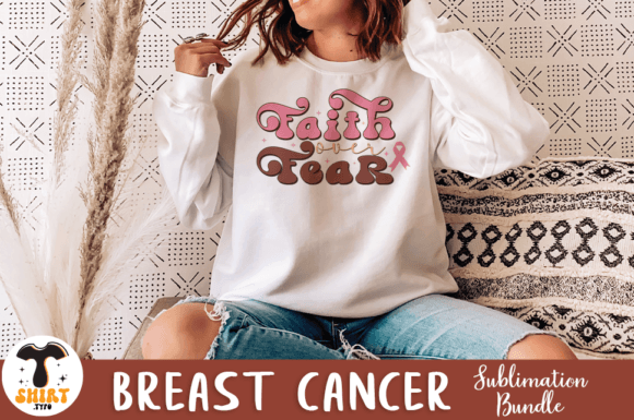 Breast Cancer SVG Design Faith over Fear Review for Real Projects