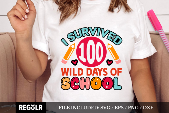I Survived 100 Wild Days of School SVG Review