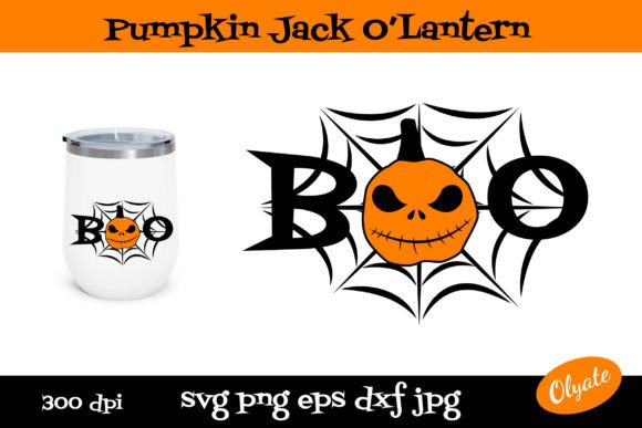 Pumpkin Jack O Lantern SVG. BOO SVG.