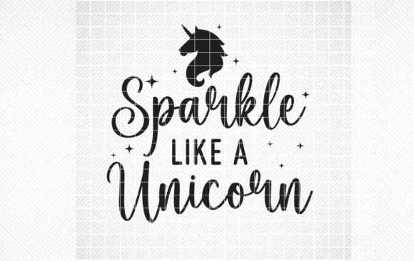 Sparkle Like a Unicorn SVG for Real Embroidery Projects