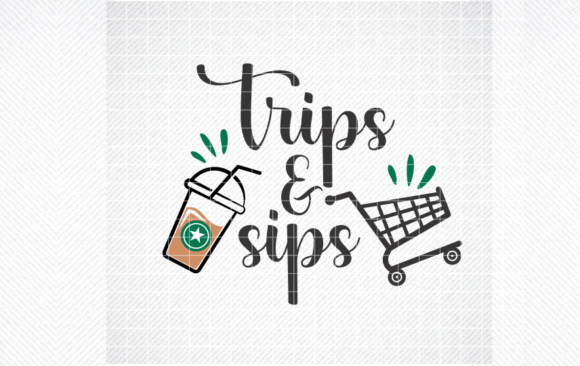 Trips and Sips SVG: A Versatile Design for Real-World Embroidery Projects