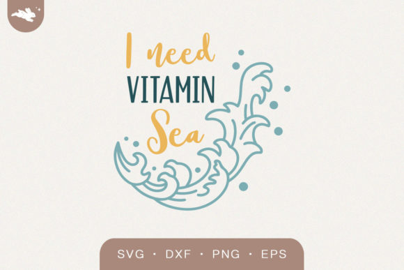 Vitamin Sea Lettering SVG: A Summer-Inspired Design for Real Projects